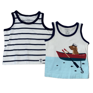 ⭐️3 Months Baby Boys 2 Pc Summer Tank Bundle ⭐️